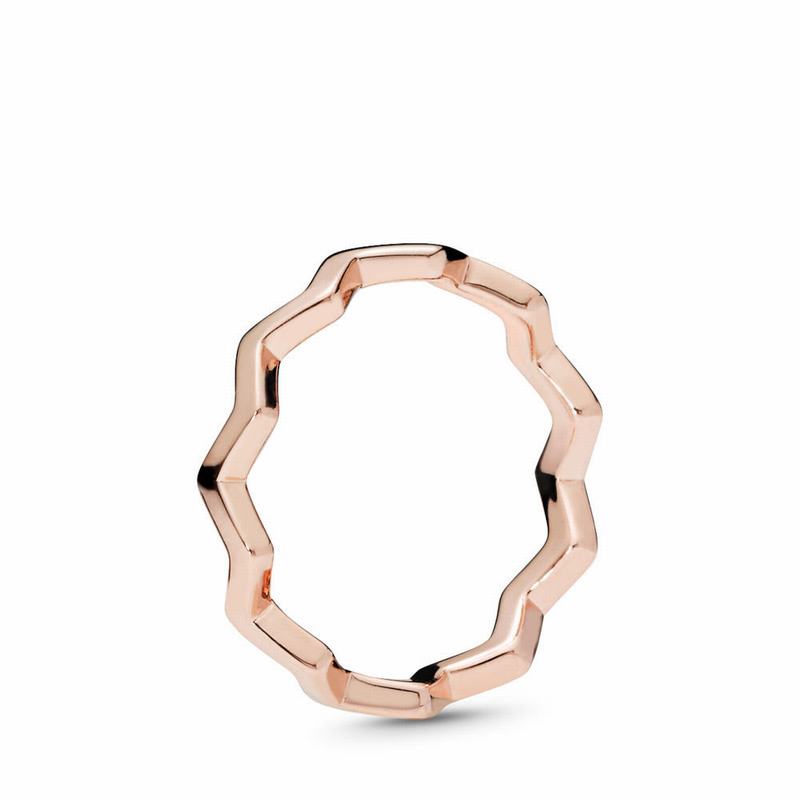 Pandora Australia Rose™ Timeless Zigzag Stackable Ring | RLNUCZ268